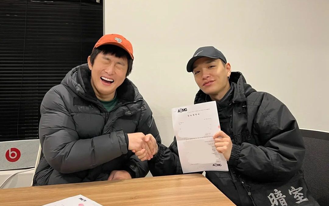 기안84가 힙합 레이블 AOMG의 새식구가 됐다